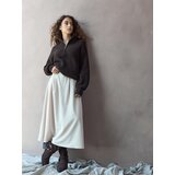 Sinsay Rebrasti pulover sa stojećim ovratnikom i kratkim patentnim zatvaračem | shoptok.hr