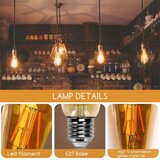 Aigostar led sijalica ST64 E27/8W/230V 2200K | Eponuda.com