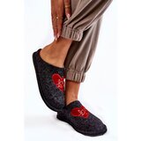 Big Star Domestic slippers KK276019 Black and Red Cene'.'