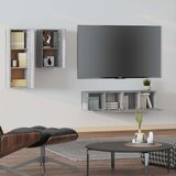  Komplet TV omaric 4-delni siva sonoma inženirski les, (20734898) | Shoptok.si