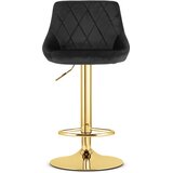 KAST stolac - crni baršun / zlatna baza x 2 | shoptok.hr