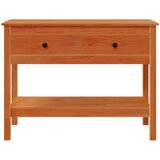  Konzolna stolica s ladicama Vosak smeđa 100 x 35 x 75 cm | Eponuda.ba