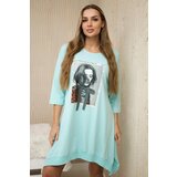 Kesi Dress with print and flared hem | shoptok.hr