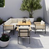 Bessagi Garden Jedilna Lounge Garnitura Cassandra, 5-Delni Set | Shoptok.si