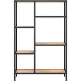  Polica za knjige 80x30x120 cm od čelika i konstruiranog drva | Eponuda.ba