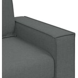  Dvodijelni set sofa s jastucima, tamno siva tkanina | shoptok.hr