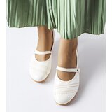 Gemre White low block heel pumps Sant'Antonio | Shoptok.si