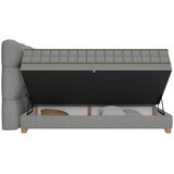 Premium Living Postelja Boxspring Bianco, Siva, 180x200 | Shoptok.si