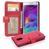 Cadorabo Ohišje, združljivo z Samsung Galaxy NOTE 4 v inferno red - Zaščitni ovitek z magnetnim zapiranjem in 3 režami za kartice, (20553023) | Shoptok.si