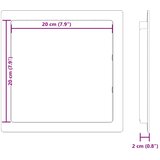  Paneli za pristup 2 pcs Bijelo 20 x 20 cm ABS plastika | shoptok.hr
