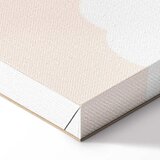  Slika - Jumping Numbers - Numbers in a Subdued Beige-Brown Hue Among Snowflakes Stars and Clouds 30x20 Akustična | shoptok.hr