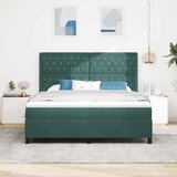  Krevet s opruga kutije Tamnozelena 180 x 200 cm Baršun | shoptok.hr