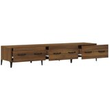 TV ormarić boja hrasta 150 x 34,5 x 30 cm konstruirano drvo | shoptok.hr