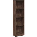 vidaXL Knjižna omara rjavi hrast 40x24x143 cm inženirski les | Shoptok.si