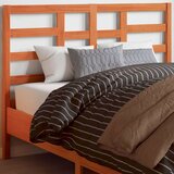 vidaXL Vzglavje voščeno rjava 135 cm trdna borovina | Shoptok.si