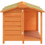  Kućica za pse smeđa 96 x 87 x 80,5 cm od masivne borovine | shoptok.hr