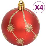  Set božićnih kuglica od 108 komada zlatne i crvene | shoptok.hr