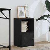 vidaXL Regal za knjige crni hrasta 31x24x52 cm od konstruiranog drva | shoptok.hr
