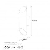 Opviq Cut 11810 Zidna lampa, crna | Eponuda.ba