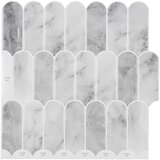  Pernata pločica 10 pcs Sivi mramor 30 x 30 cm Poliuretan i PET | shoptok.hr