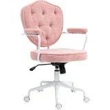 pisarniški stol poliester 63D x 61,5Š x 93–101V cm Roza, (5000242909)