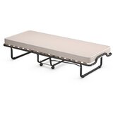  Zložljiva postelja za goste 80 x 200 cm z vzmetnico iz spominske pene | Shoptok.si
