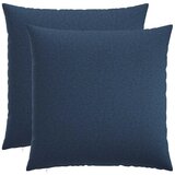  Presvlaka za jastuk 2 kom. HEERLEN Plava 65 x 65 cm Tkanina - Plava 65 x 65 cm 2 | shoptok.hr
