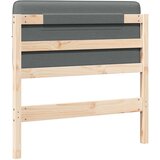  Tapecirani uzglavlje s uzglavljem Smeđa i svijetlosiva 75 cm | Eponuda.com