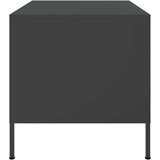 vidaXL Stolić za kavu crni 68 x 50 x 50,5 cm od hladno valjanog čelika | shoptok.hr