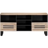Maison Chic TV omarica - TV stojalo - Televizijska omarica 100x34x46 cm trden mangov les, (21700683) Cene