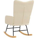  Stolica za ljuljanje od tkanine krem | shoptok.hr