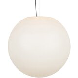 QAZQA Moderna zunanja viseča svetilka bela 77 cm IP65 - Nura | Shoptok.si