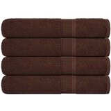 vidaXL Brisače za savno 4 kos rjava 80x200 cm 360 g/m² 100% bombaž cene