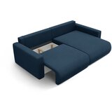 Cosmopolitan Design Tamno plava baršunasti sklopiva/s prostorom za odlaganje kutna garnitura Belfast – | shoptok.hr