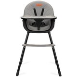 Momi stolica za hranjenje bebe flovi grey black, 6m+ | ePonuda.com