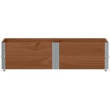  Okviri za palete 2 kom smeđi 150x50 cm od masivne borovine | shoptok.hr