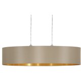Eglo Maserlo visilica/2, e27, d-1000, nikl/mat, sivozelena | shoptok.hr