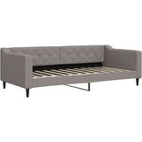  Dnevni krevet na razvlačenje smeđesivi 90 x 200 cm od tkanine | shoptok.hr