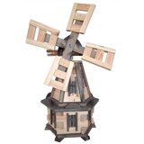  Drvena vrtna vjetrenjača, rotirajuća, ukrasna 170 cm | shoptok.hr