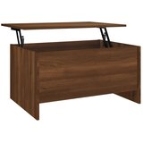  Stolić za kavu smeđi hrast 80x55,5x41,5 cm konstruirano drvo | Shoptok.si