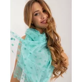 Fashion Hunters Dark mint women's scarf with viscose