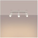 Nice Lamps Kremno bela stropna svetilka 6x45 cm Etna – | Shoptok.si