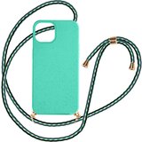 AVIZAR Ovitek z vrvico za iPhone 15, ki ga je mogoce 100 % reciklirati, serija Classic Case Organic - zelena, (20826552) Cene