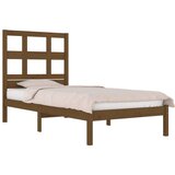  Posteljni okvir medeno rjav iz trdne borovine 100x200 cm, (20645894) | Shoptok.si
