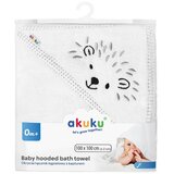Akuku Bijeli ručnik s kapuljačom | shoptok.hr