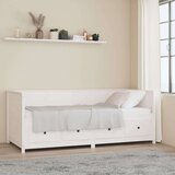  Dnevni ležaj bijeli 80 x 200 cm od masivne borovine | shoptok.hr