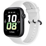 INF eleganten silikonski pašček za honor watch 5 white, (22064104) | Shoptok.si
