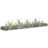 Furnova Visoka greda gabion pocinkano jeklo 180x30x10 cm, (21920096) Cene