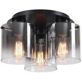 Searchlight 88911-3BK - stropna svetiljka sweden 3xE27/60W/230V prečnik 39 cm crna/zadimljeno Cene