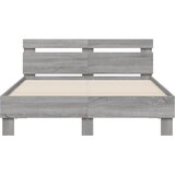  Okvir kreveta s uzglavljem i LED boja hrasta 120x190 cm | shoptok.hr